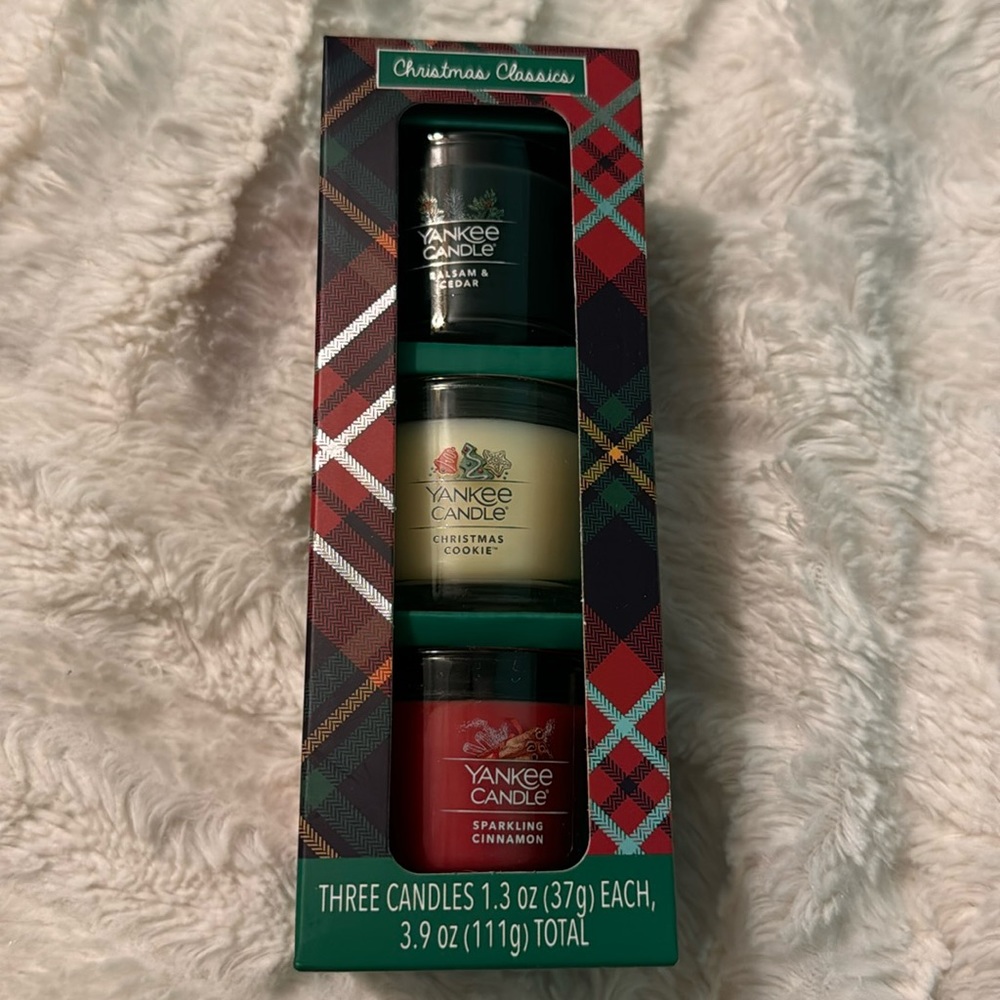 3-Pack Mini Yankee Candle Set